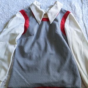 Vintage Blouse with vest